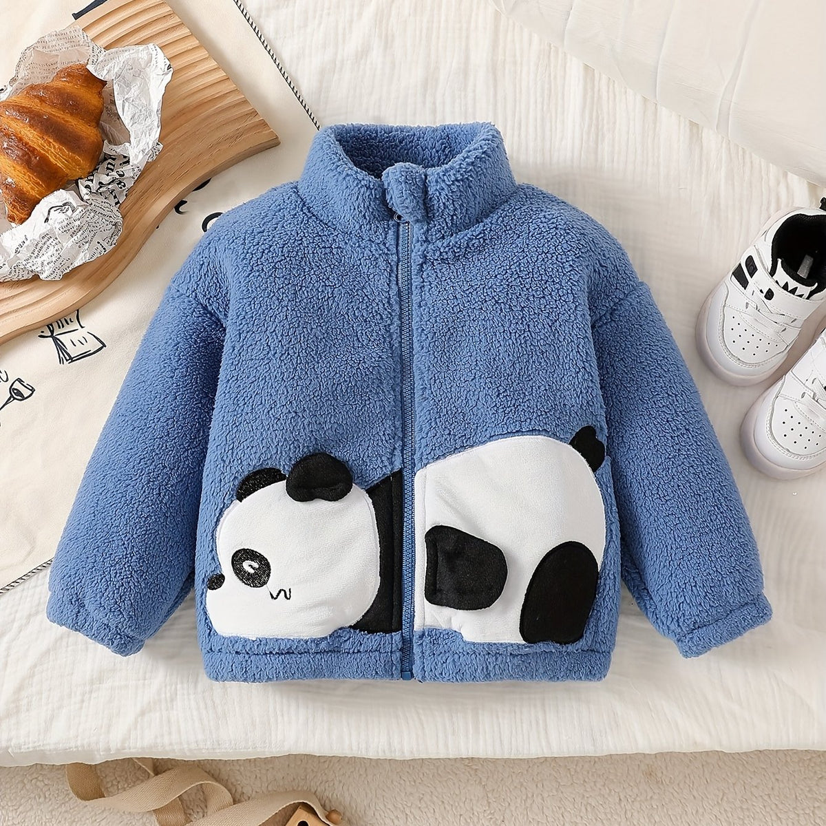 Ensemble Petit Panda Délicat pour Bébés Garçons : Veste Douillette en — Monptitlou Image
