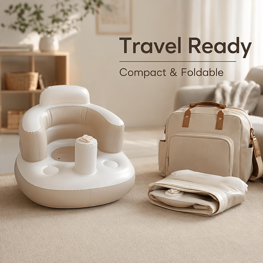 Chaise d'apprentissage gonflable pliable pour bébé, chaise de sol — Monptitlou