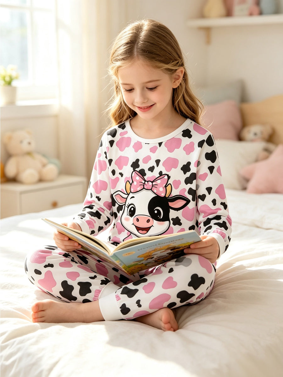 Pyjama à motif de vache tachetée — Monptitlou