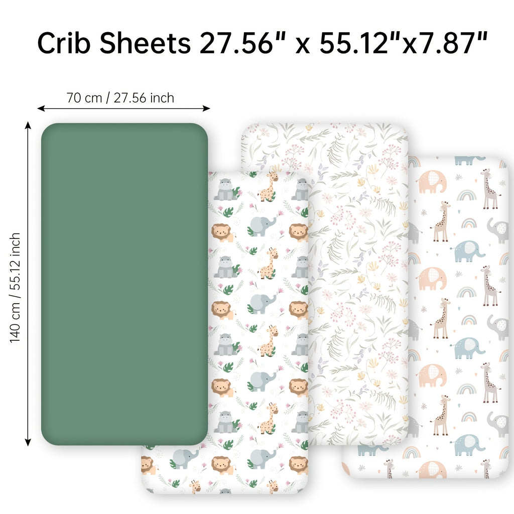 Draps-housses pour enfants en microfibre 100 % polyester 85 GSM — Monptitlou