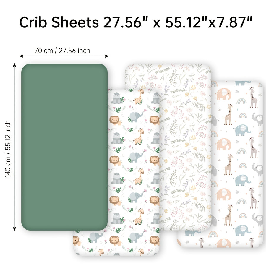 Draps-housses pour enfants en microfibre 100 % polyester 85 GSM — Monptitlou