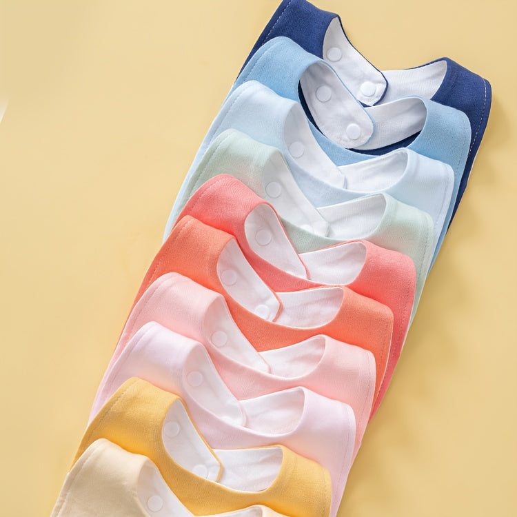 Bavoir Bébé Doux en Forme de U Réglable Bavoir Nouveau-né — Monptitlou
