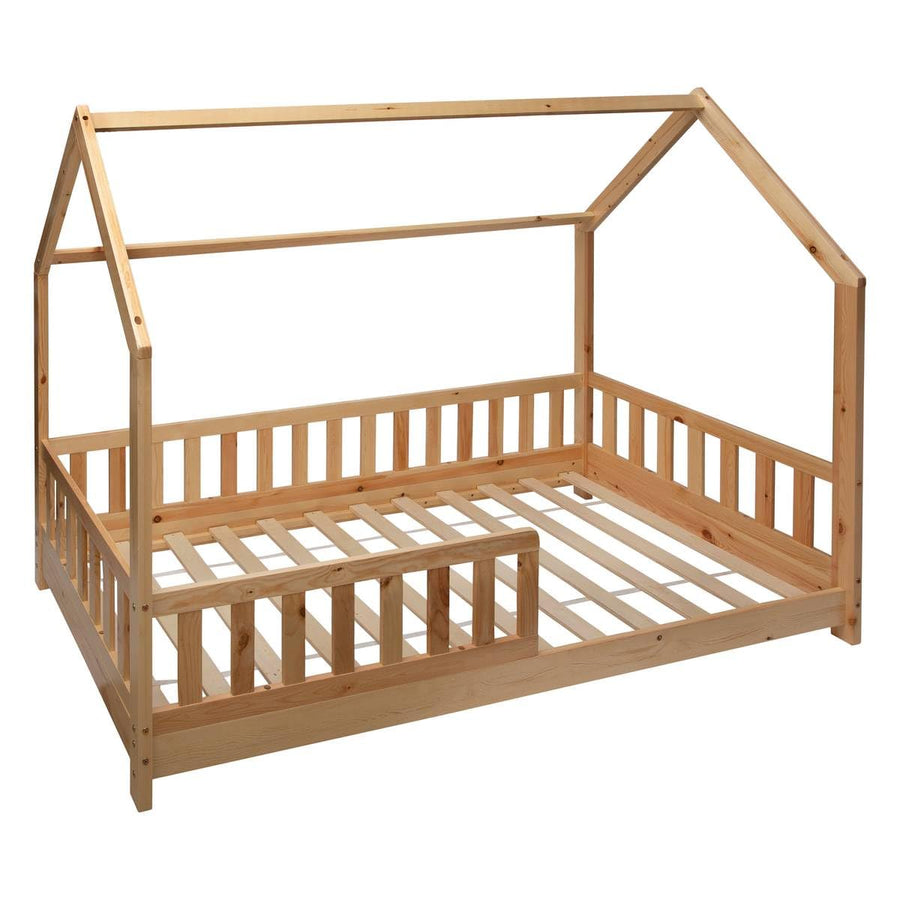 Lit cabane en bois pour enfant, 80 x 160 cm — Monptitlou