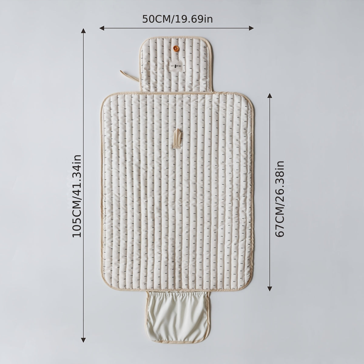 Tapis à langer portable, tapis à langer, sac à langer pliable — Monptitlou Image