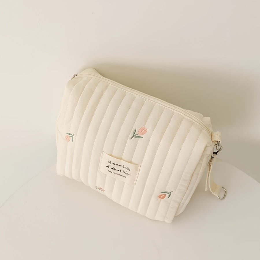 Sac fourre-tout à couches brodé — Monptitlou