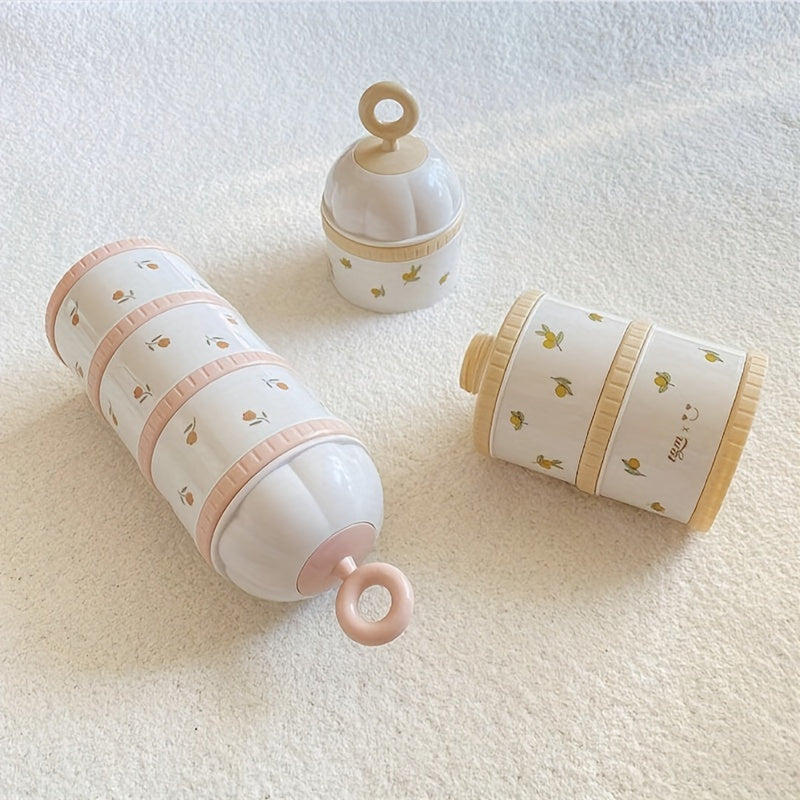 Distributeur de lait en poudre à 3 couches pour voyage et en déplacement, récipient de stockage de lait pour bébés, boît