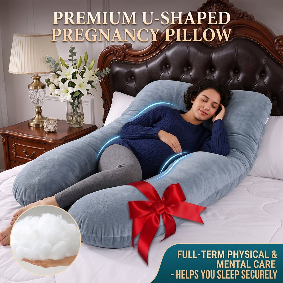 Taie d'oreiller amovible + Coussin d'oreiller. Oreiller de grossesse — Monptitlou