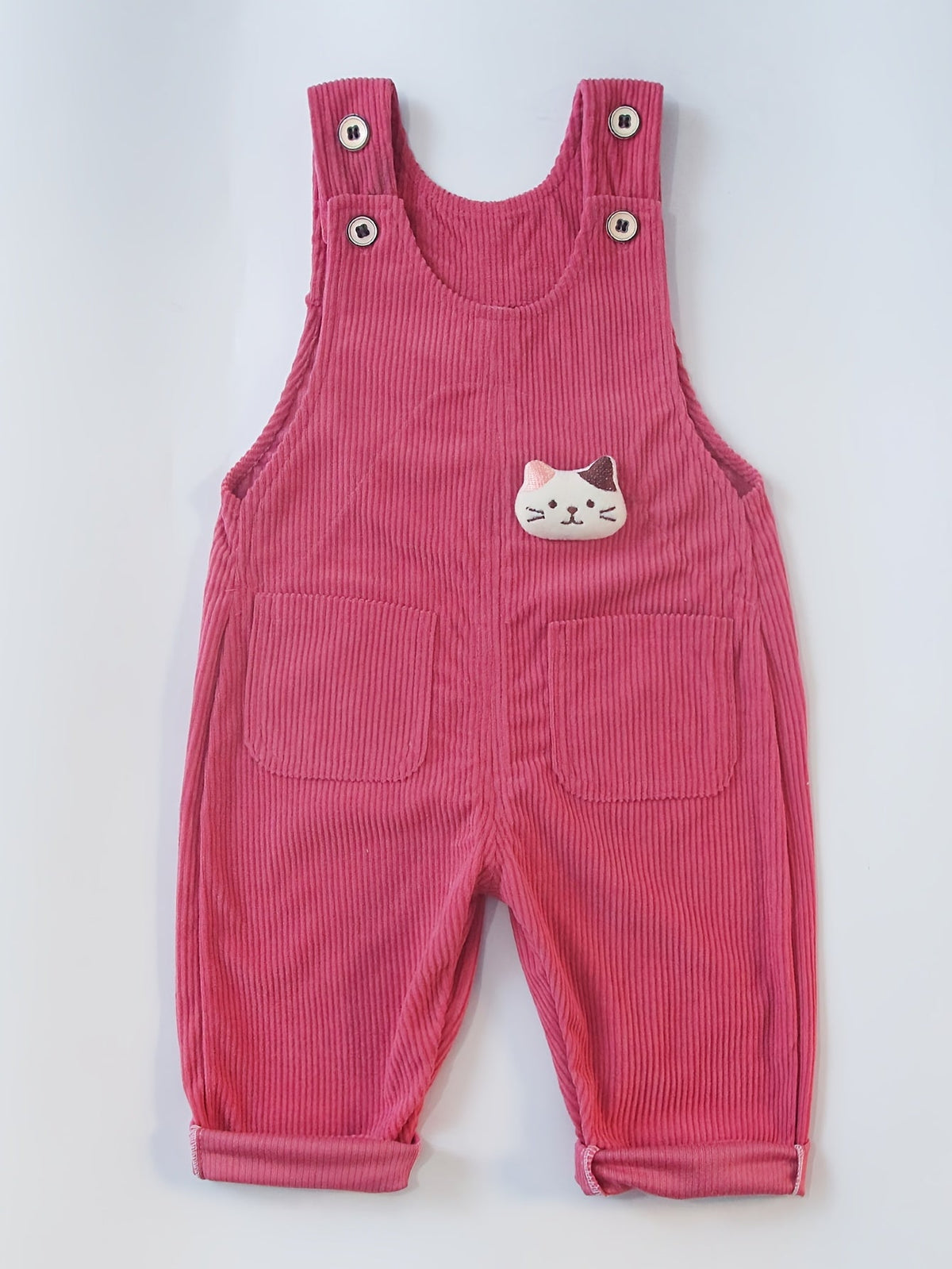 Salopette Bébé Printemps et Automne Fille Style Étranger Velours Côtelé — Monptitlou Image