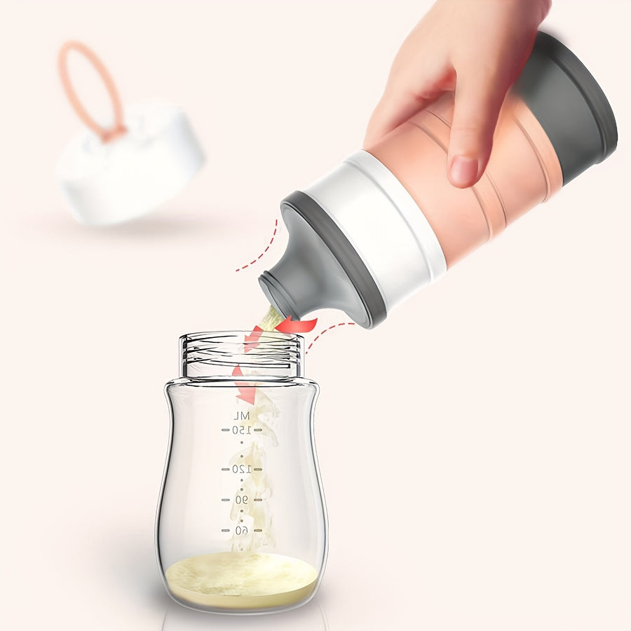 Boîte à Lait en Poudre 4 Couches, Distributeur de Formule Portable — Monptitlou