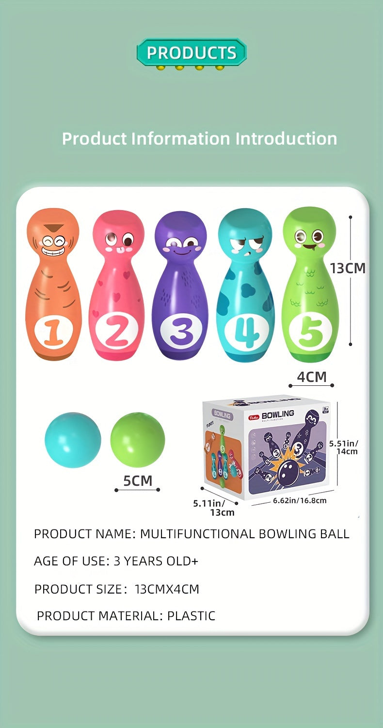Jeu de Quilles pour Enfants avec Expressions Drôles — Monptitlou