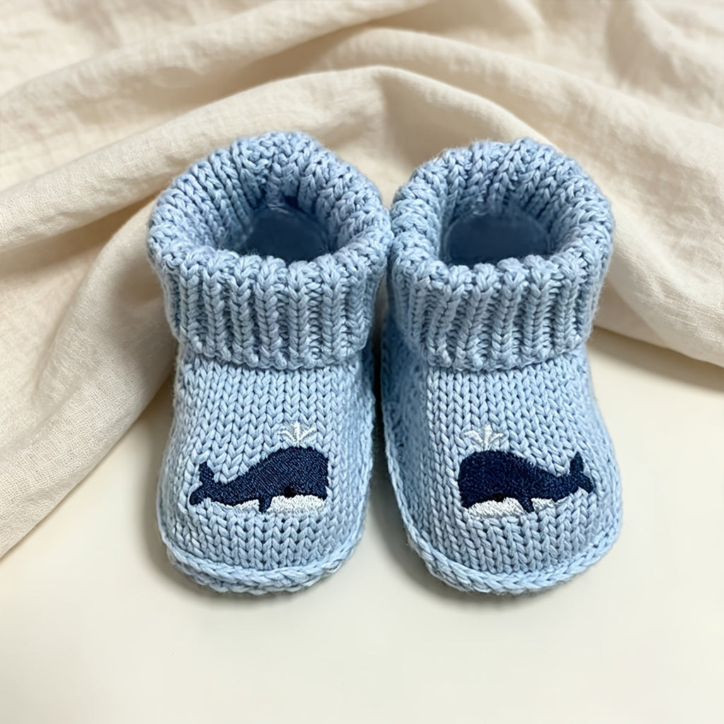 1 paire de chaussons tricotés mignons dessins animés — Monptitlou