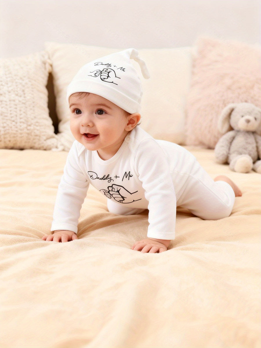 Nouveau Body Bébé "New Daddy+Me" avec Impression de Lettres — Monptitlou