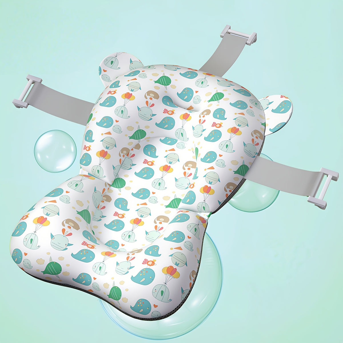 1 tapis de bain gonflable pour bébé avec motif de dessin animé — Monptitlou Image