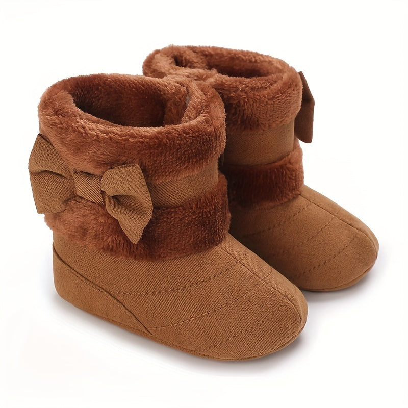 Chaussures pour bébé de 0 à 1 an Filles Hiver Polaire Confortable — Monptitlou