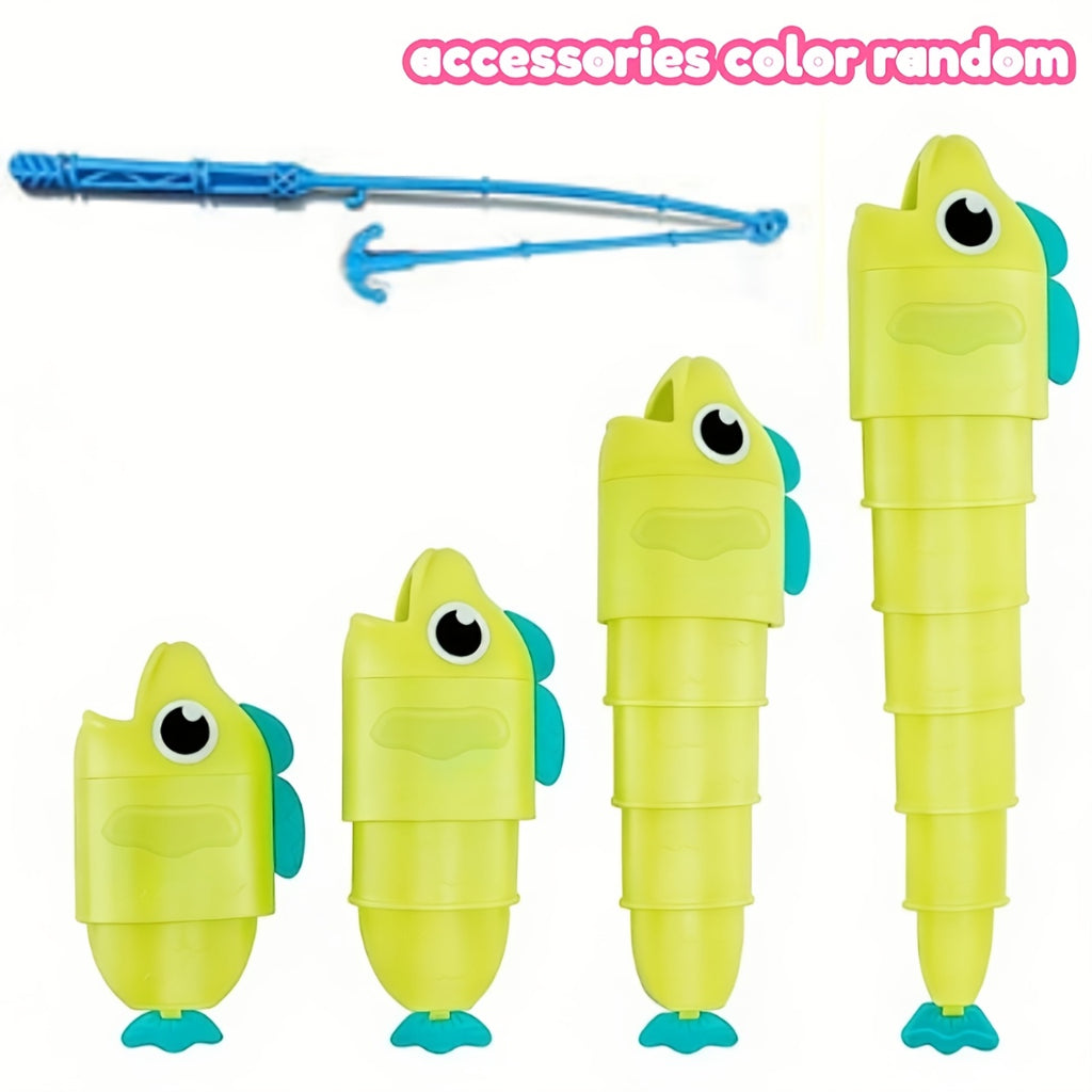 Jeu de pêche éducatif, jouet poisson rétractable — Monptitlou