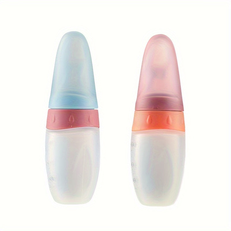 Biberon d'alimentation pour bébé en silicone liquide 100 ml/3 oz — Monptitlou