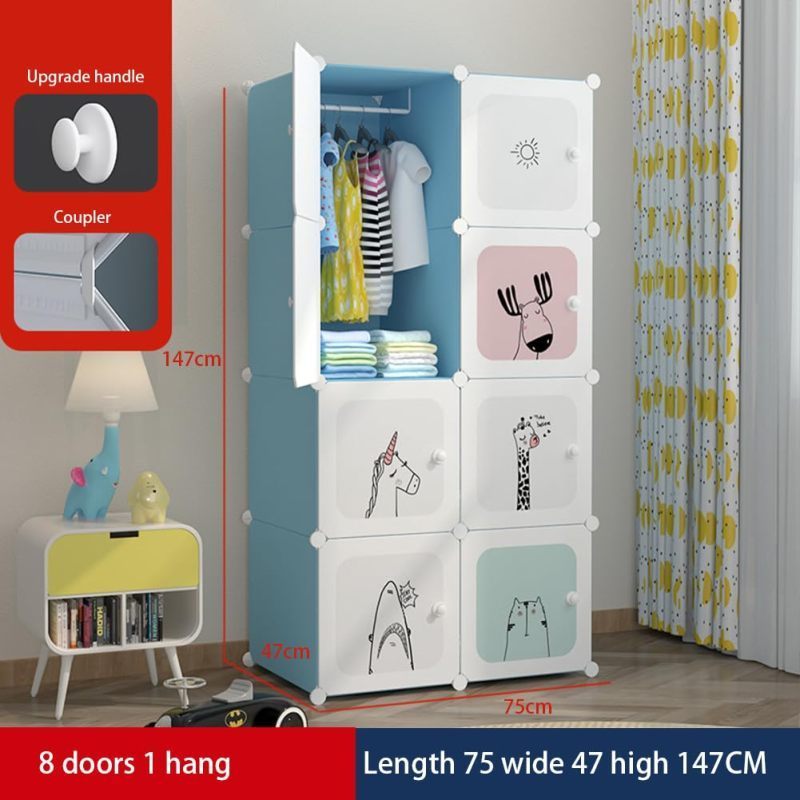 Ensemble 1 : Treillis métallique + matière plastique PP ; armoire pour — Monptitlou