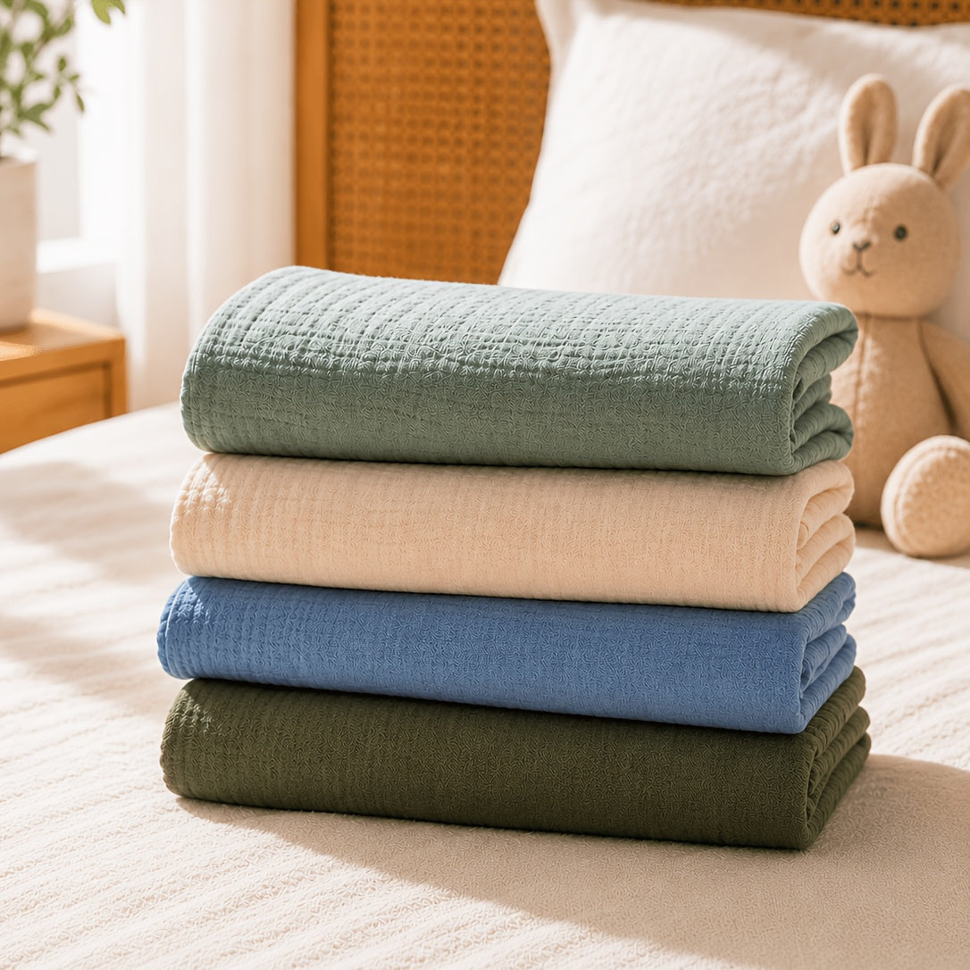 Couvertures en mousseline pour bébés garçons et filles — Monptitlou Image