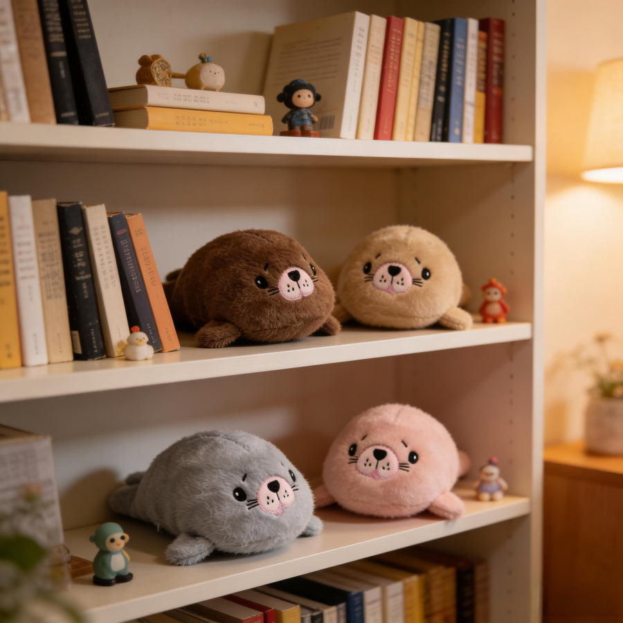 Peluches mignonnes de petit phoque, couleur aléatoire — Monptitlou