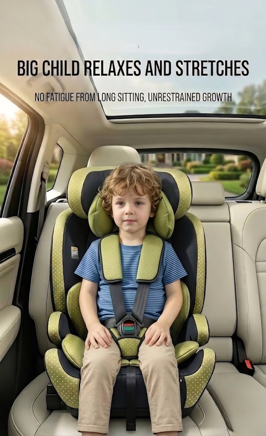 Siège auto I-Size 76-105 cm, ISOFIX et Top Tether — Monptitlou
