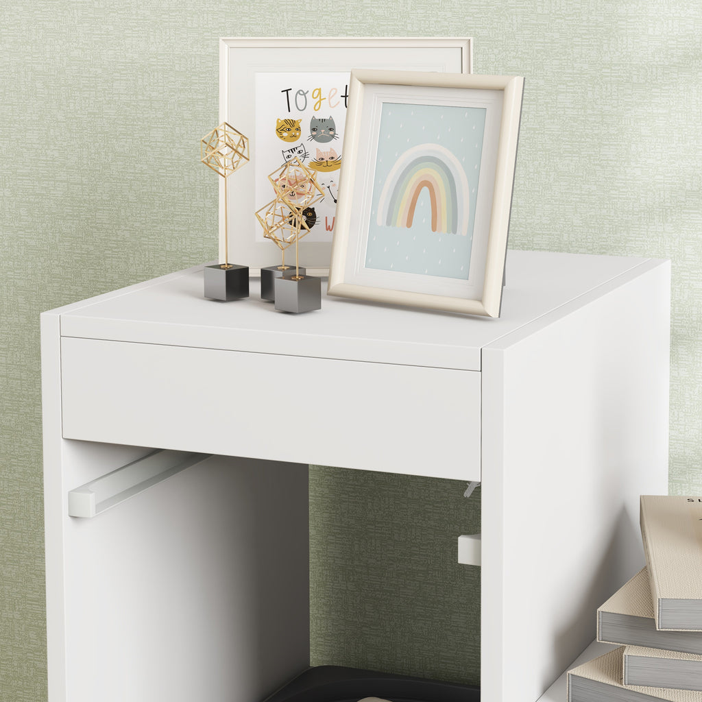 Meuble de rangement pour jouets avec 6 bacs amovibles et 3 niveaux