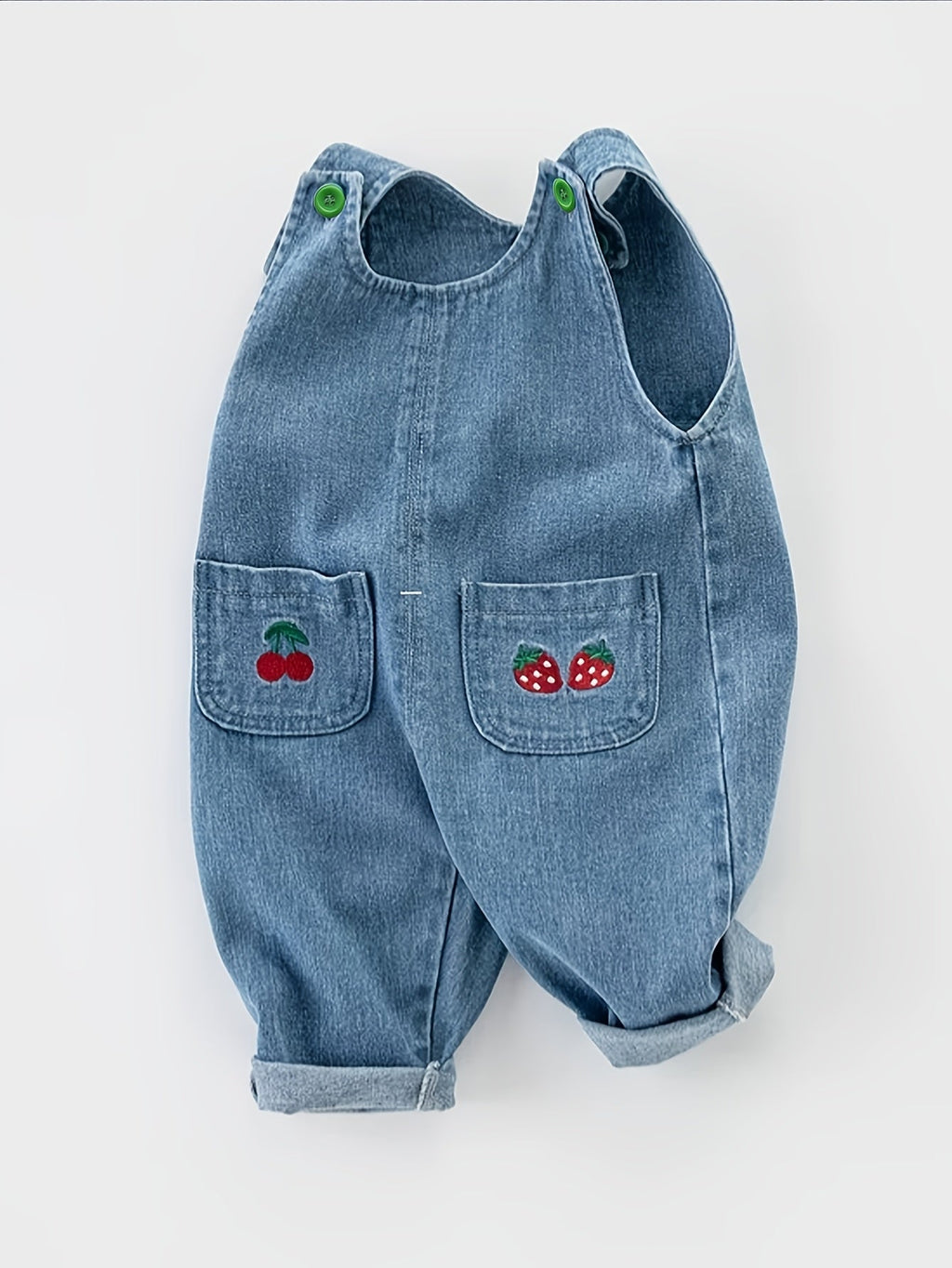 Salopette pour bébé et tout-petit, pantalon en denim — Monptitlou