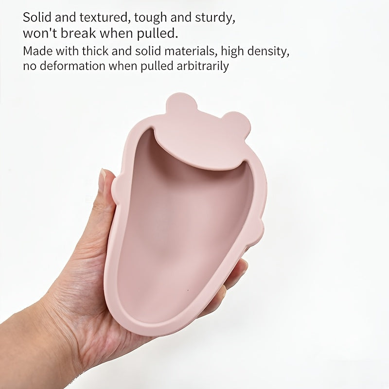 Lot de bol alimentaire en silicone pour bébé avec ventouse et cuillère — Monptitlou