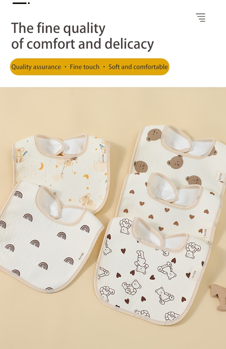 3/5 pièces Bavoir Extra-large en Forme de U — Monptitlou