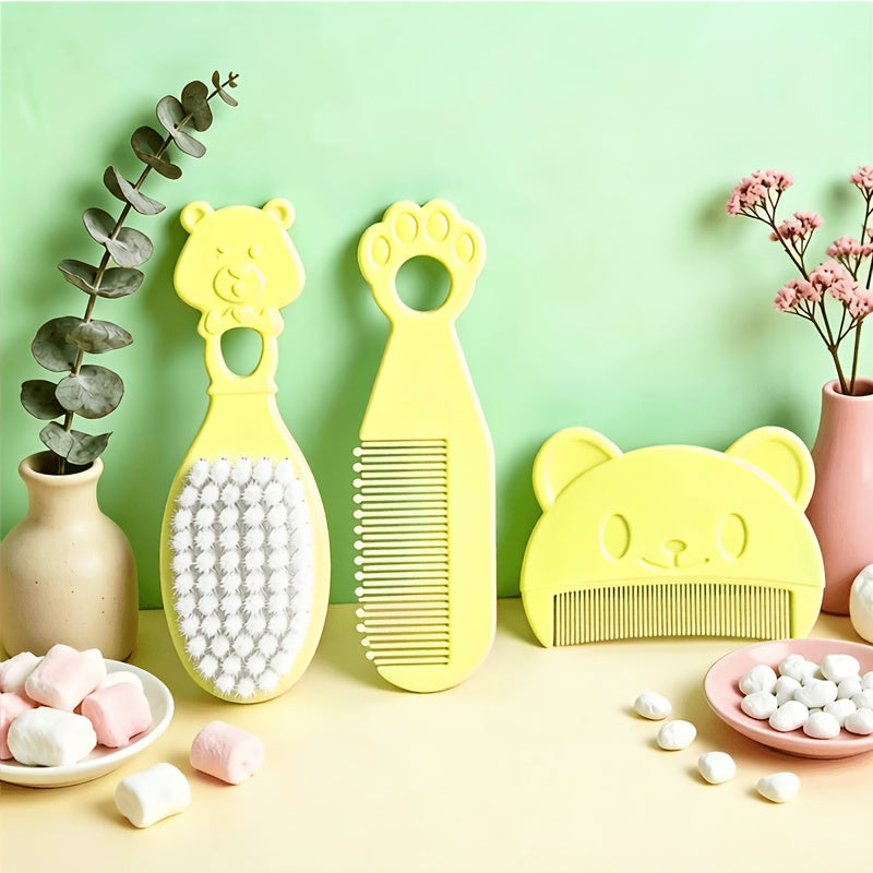 Brosse à cheveux bébé ours mignon — Monptitlou