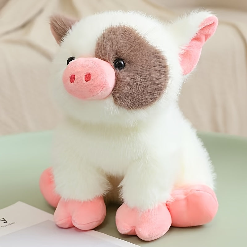 Jouet animal en peluche cochon de dessin animé, Jouet en peluche cochon — Monptitlou