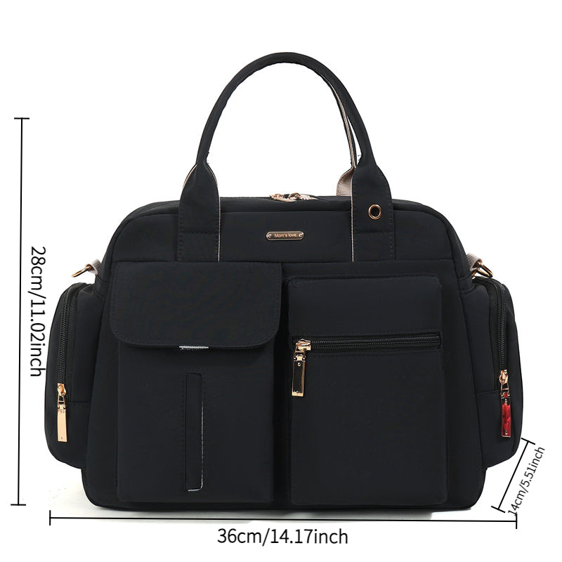 Sac de maternité à double usage, à main et en bandoulière — Monptitlou