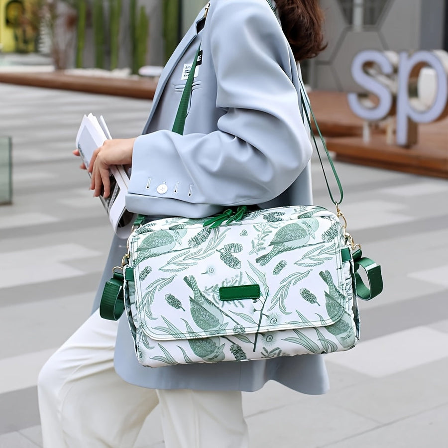 Sac parent à motif léopard, grande capacité pour maternité avec poche à — Monptitlou