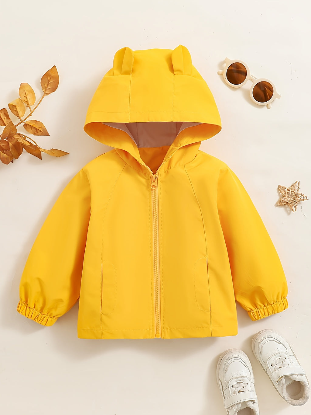 [Manteau trench garçon] Manteau trench à capuche style petites — Monptitlou