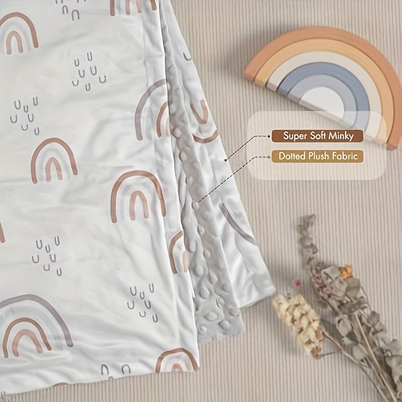Couverture pour bébé garçon et fille, double épaisseur — Monptitlou