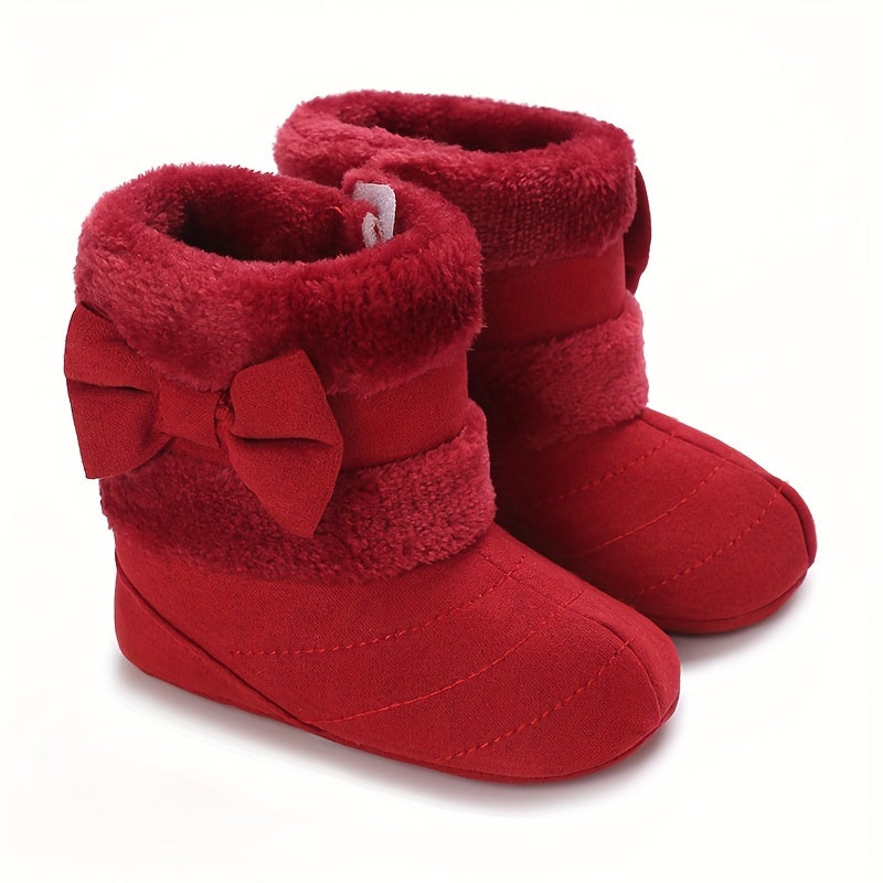 Chaussures pour bébé de 0 à 1 an Filles Hiver Polaire Confortable — Monptitlou