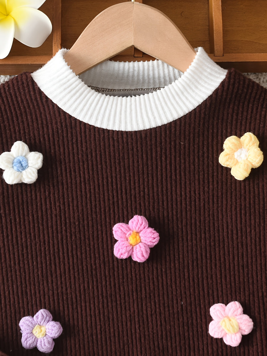 Ensemble 2 pièces pour fille à rayures — Monptitlou
