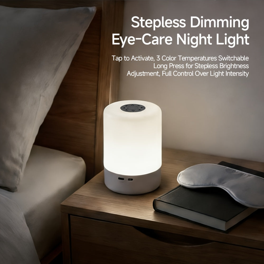 [Lumière blanche chaude] Lampe de nuit LED rechargeable à commande — Monptitlou