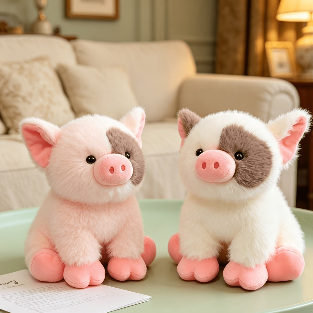 Jouet animal en peluche cochon de dessin animé, Jouet en peluche cochon — Monptitlou