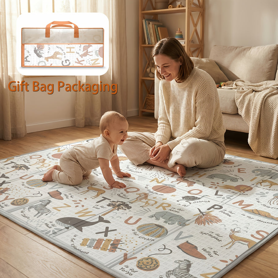 Tapis XPE Spacieux 200.66x180.34 cm Double Face Quick-Store — Monptitlou