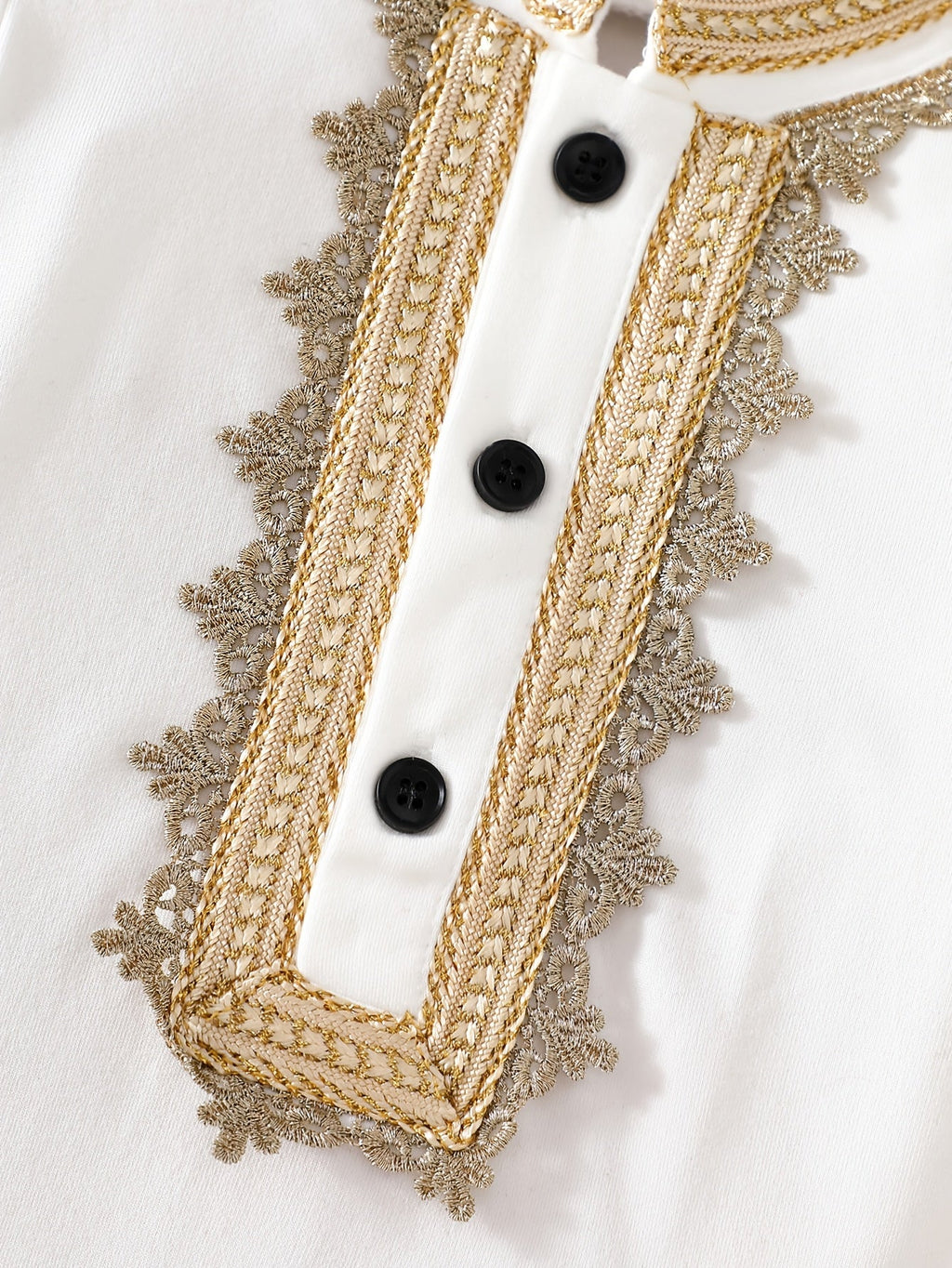 Bébé Garçon Printemps Automne Moyen-Orient Platine Dentelle Style — Monptitlou