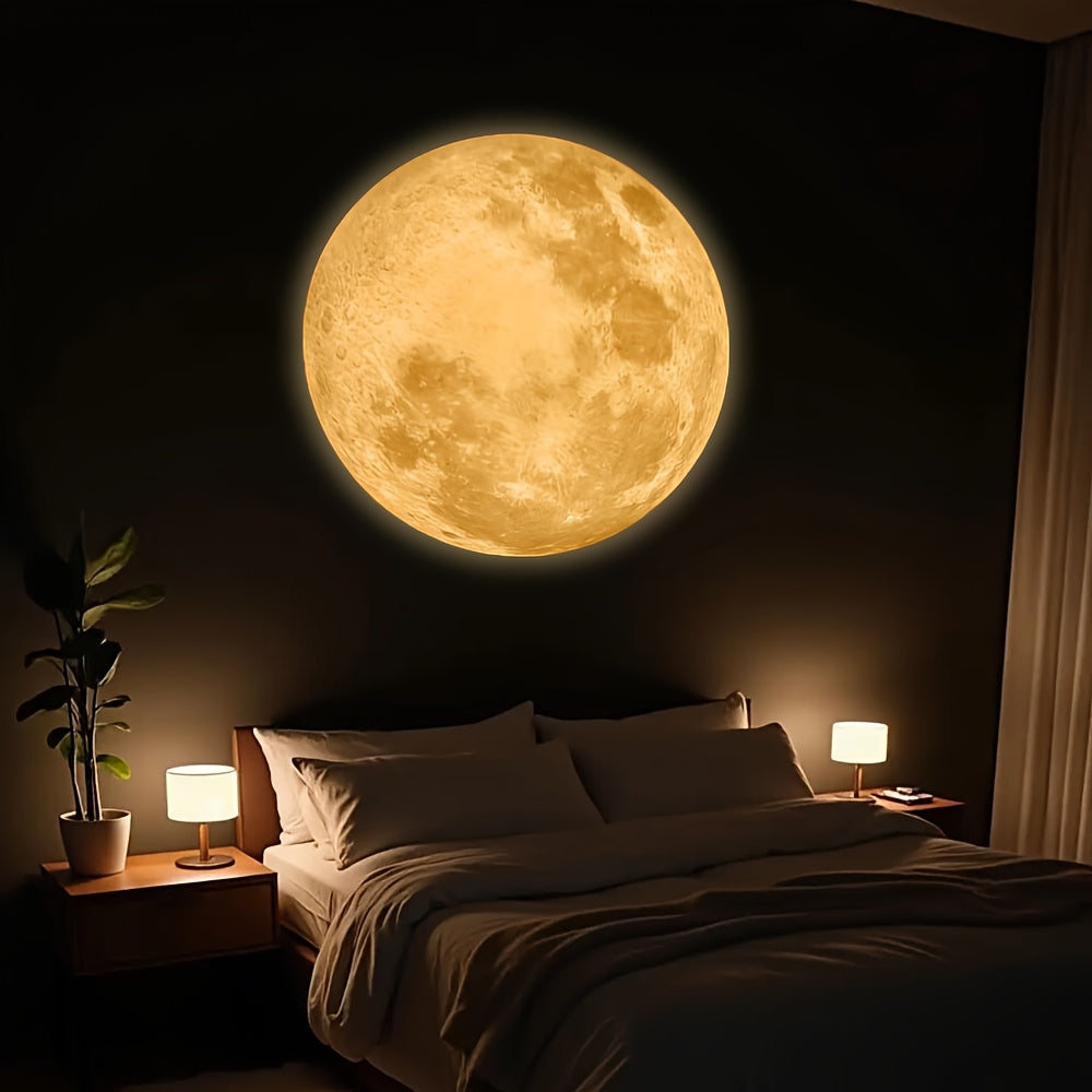 Lampe de projection à motif de lune, avec 5 options de couleur de lune — Monptitlou