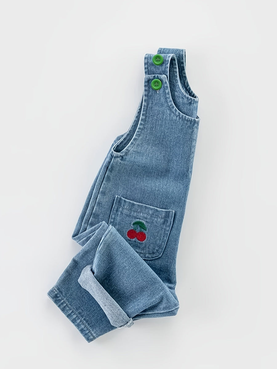 Salopette pour bébé et tout-petit, pantalon en denim — Monptitlou