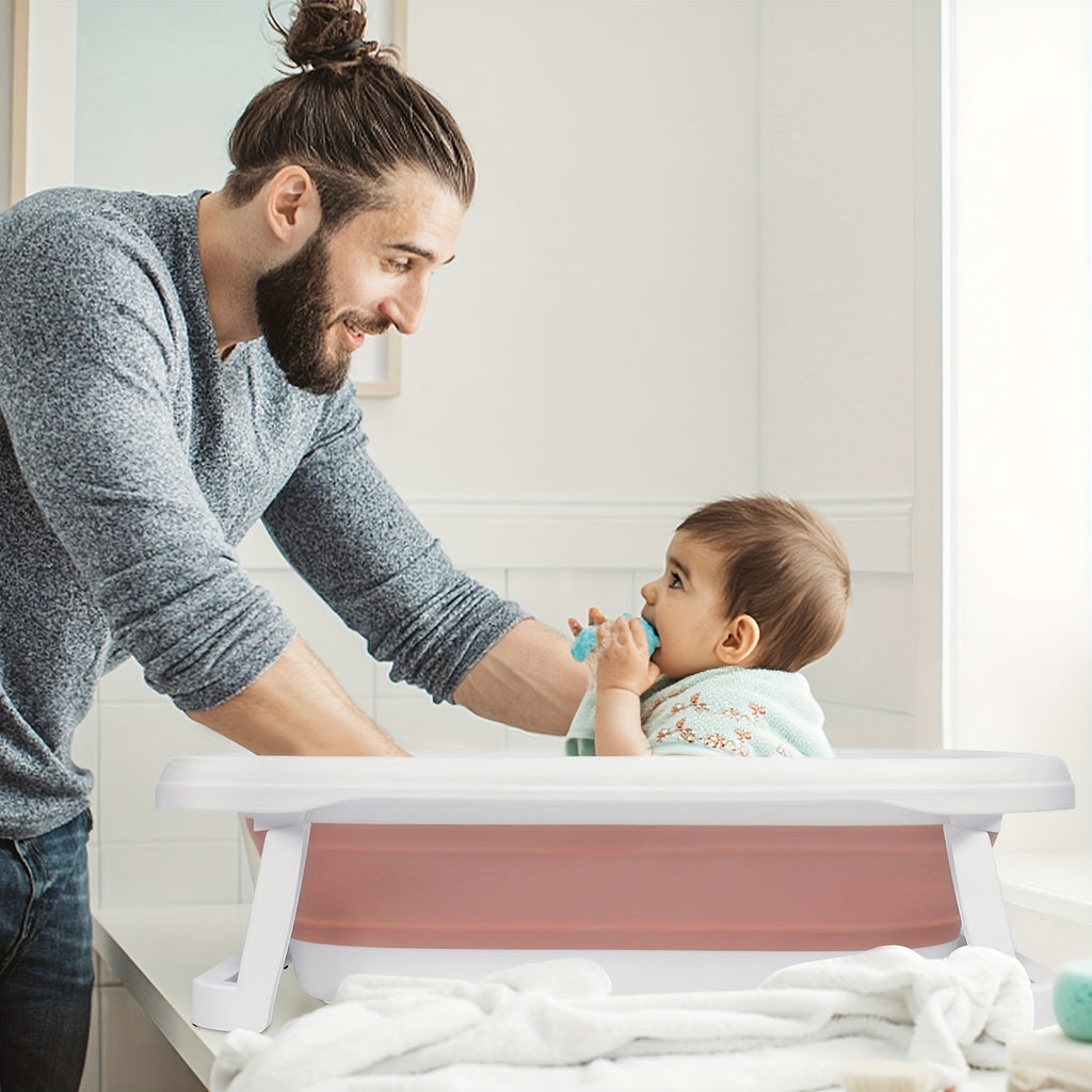 Baignoire pliable pour bébé avec coussin de bain — Monptitlou