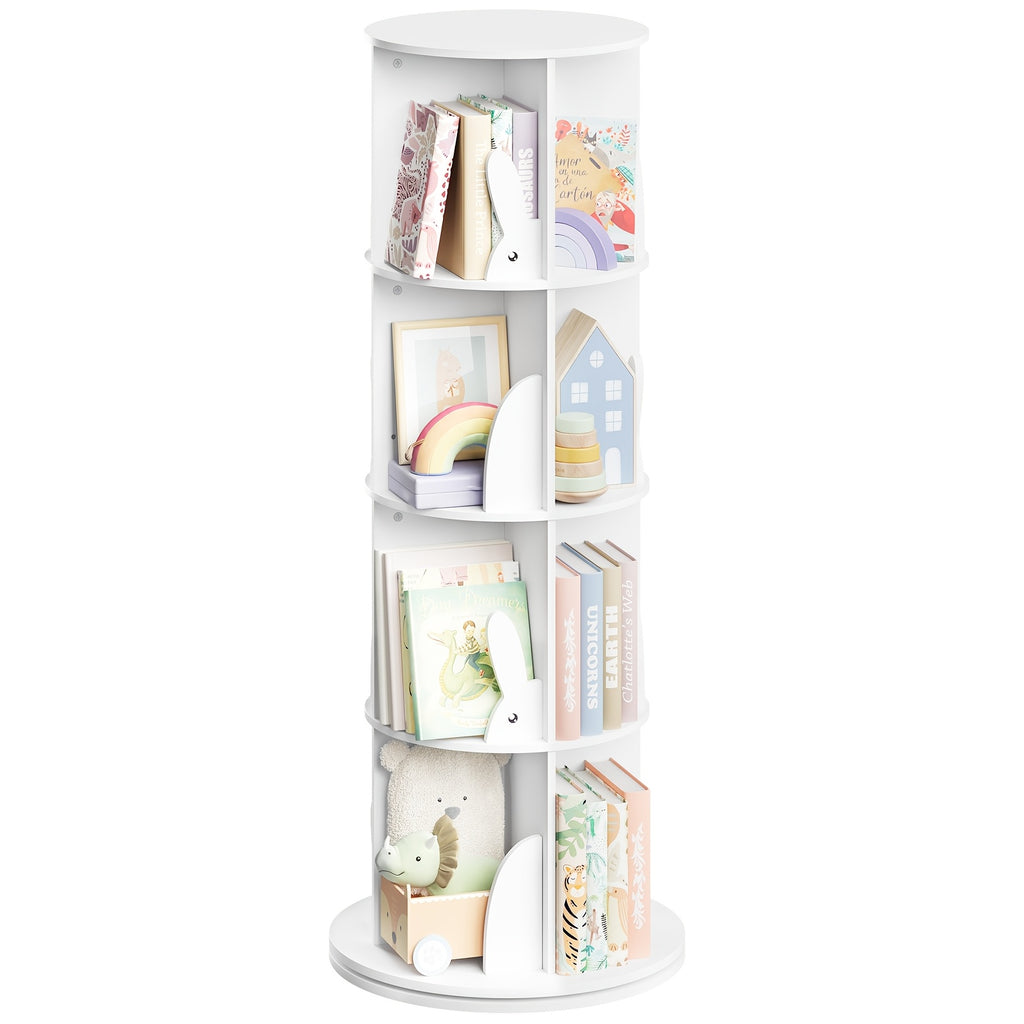Bibliothèque, Étagère pour enfants rotative à 360°