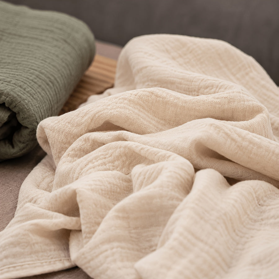 Couvertures en mousseline pour bébés garçons et filles — Monptitlou