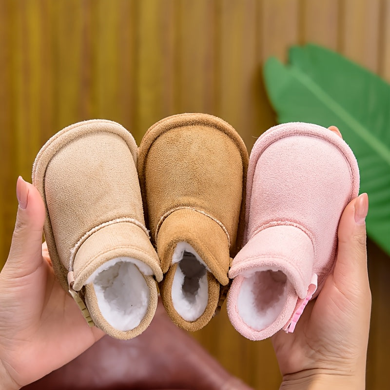 Bottes bébé hiver, chaudes et confortables, tendance, doublure polaire — Monptitlou