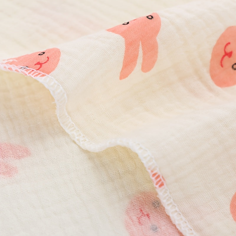 Lot de 2 langes bébé en double gaze absorbante