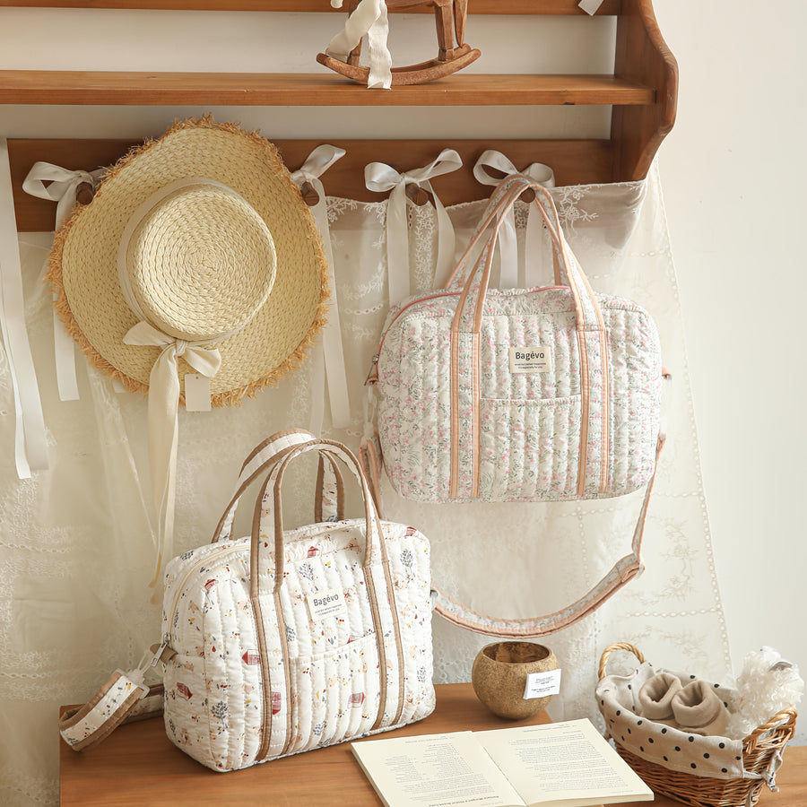Sac Maman Matelassé Grande Capacité — Monptitlou
