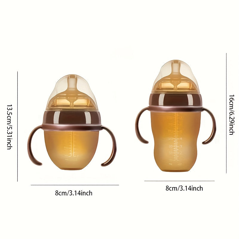 Biberon en Silicone pour Bébé, 150ml/250ml, Biberon pour Lait et Eau — Monptitlou