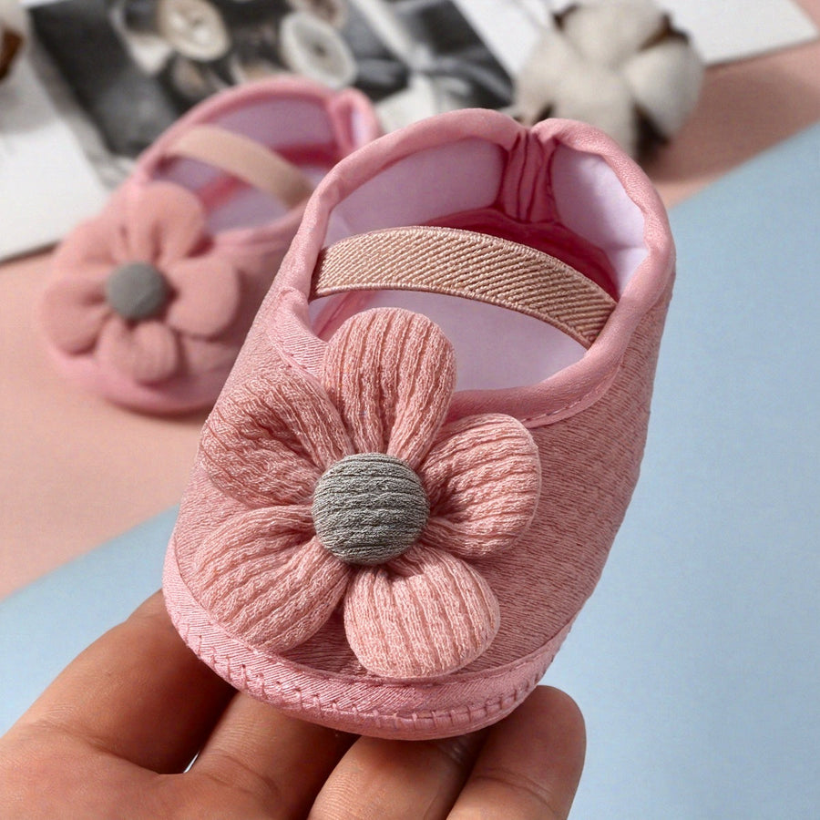 1 Paire de Chaussures pour Bébé, Mignon Dessin Animé Tournesol Uni — Monptitlou
